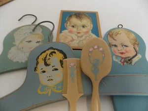 Bezauberndes Vintage 30er & 40er Jahre Babyzimmer 7-teiliges Set! Diese süßen Fotos muss man gesehen haben! - Bild 1 von 12