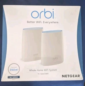 NETGEAR Orbi RBK50 WiFi System Mesh - Boxed SET OF 2 - Picture 1 of 1