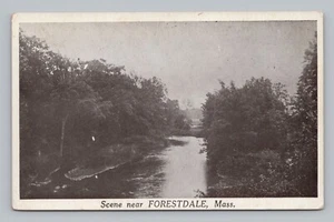 Postcard Scene Near Forestdale Massachusetts - Picture 1 of 2
