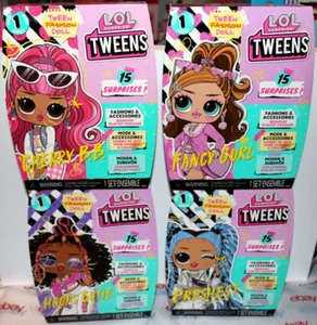 SERIES 1 - 4 SET LOL SURPRISE TWEENS CHERRY B.B. FANCY GURL HOOPS CUTIE FRESHEST - Picture 1 of 22