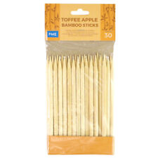 PME Toffee Apple Bamboo Sticks Beige 13 Cm Pack of 30. Delivery