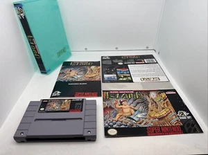 Adventure Island Super Nintendo SNES Clean Cart Manual Original Box Cutout Testd - Picture 1 of 15