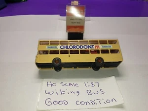 WIKING BUS HO SCALE 1:87 WIKING GERMANY BUS GOOD CONDITION - Picture 1 of 16