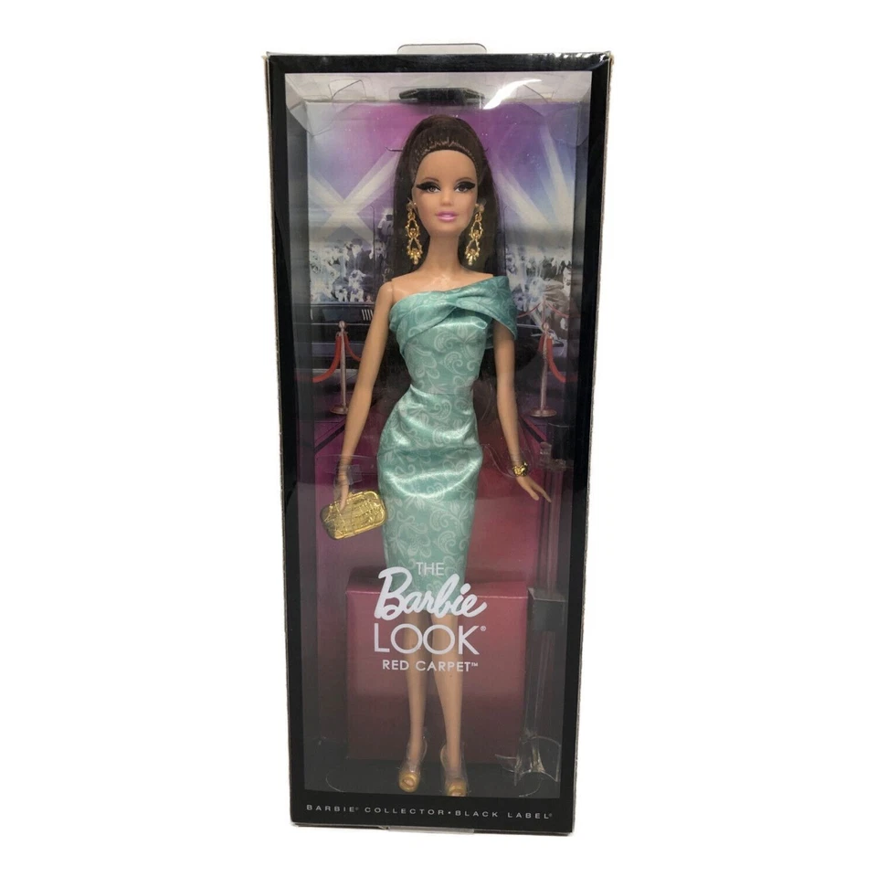Vestido Barbie Look Collection Etiqueta Negra Alfombra Roja Verde BCP88 Nuevo con Caja Foto 1 de 4