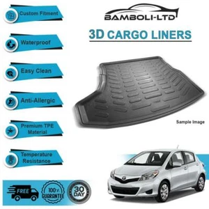 REVESTIMIENTO DE CARGA 3D FORRO DE MALETERO TRASERO ALFOMBRILLA PARA TOYOTA YARIS 2011-UP - Imagen 1 de 4