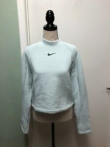 Nike Women's Sportswear Tech Fleece Long Sleeve Top CZ1859-100 Green