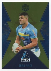 2025 NRL Best & Less - Gold Parallel (GP) 6 - David Fifita (Titans) - Picture 1 of 2