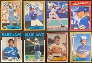 Toronto Blue Jays 1980's MLB Baseball Team 8 Card Lot - Picture 1 of 17