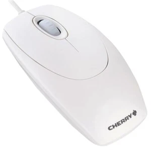 MOUSE, OPTICAL WHITE, COMPUTER CONNECTOR PS/2, USB, MOUSE COLOUR WHIT FOR CHERRY - Picture 1 of 1