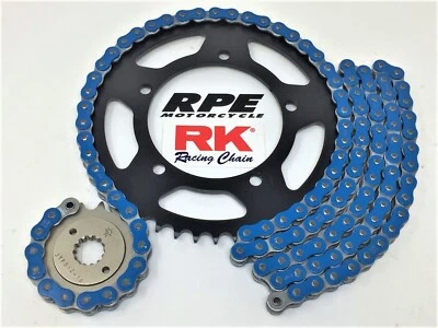 Blue 2015-2024 Yamaha R1-M RK GXW 525 16/41 OEM Ratio Chain and Sprockets Kit - Image 1 of 2
