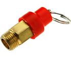 1/4" BSP Air Compressor Safety Valve Pull to Release Pressure Relief 127PSI