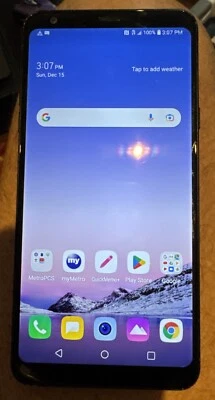 LG Stylo 4 32GB Black (Metro) Cracked Glass Fast Ship Fair Used Scratches - Image 1 of 4
