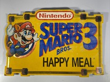 McDonald’s | Super Mario Bros 3 | Store Display Happy Meal Sign 5x8”