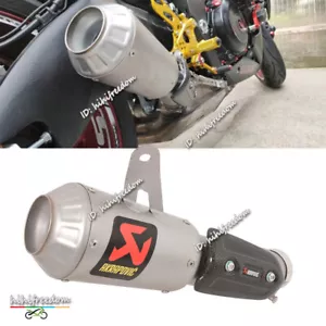 Tubo silenciador de escape sistema de motocicleta sin cordones para Suzuki GSXR 600 750 2011-2022 - Imagen 1 de 9