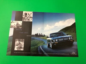 Jaguar XJR 1998 1999 anuncio impreso original vintage impreso 2 páginas - Imagen 1 de 1