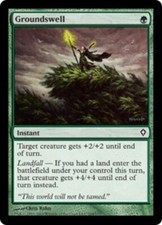 1x Groundswell - Worldwake - Near Mint, English - MTG!