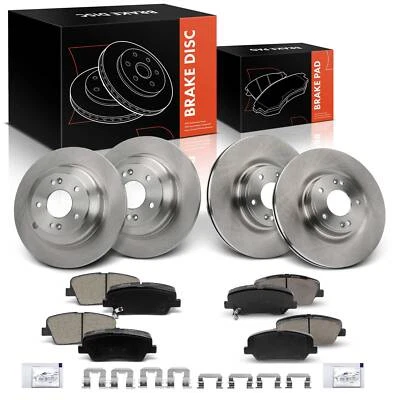 Disc Brake Rotor & Brake Pad for Hyundai Genesis Coupe 10-16 Front & Rear Side - Image 1 of 4