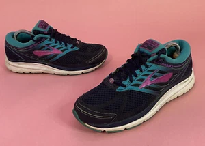 Brooks Addiction 13 Womens Sz 9.5 B Blue Purple Running Training Athletic Shoes - Picture 1 of 11