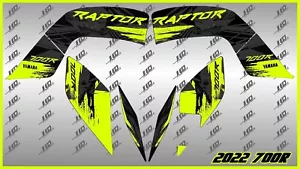 2022 YAMAHA RAPTOR 700R SE full graphics kit THICK AND HIGH GLOSS - Picture 1 of 4
