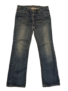 Abercrombie & Fitch Vintage Straight Zip Fly Faded Denim Y2K Mid Rise - Picture 1 of 6