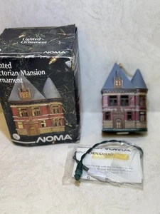 NOMA Lighted Plastic Victorian Mansion Christmas Holidays Ornament NIB No. 5005 - Picture 1 of 9