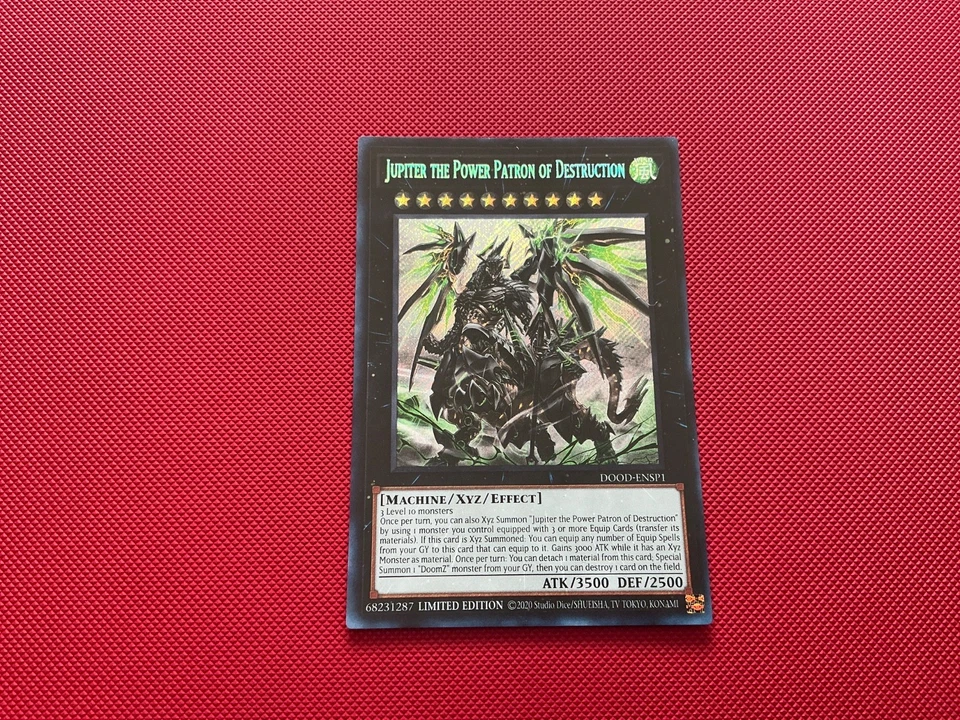 Jupiter, the Power Patron of Destruction - Secret Rare - DOOD-ENSP1 - Limited NM - Image 1 of 1