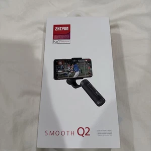 Handheld Gimbal Smartphone Stabilizer Smooth Q2 3-Axis Black New Open Box - Picture 1 of 3
