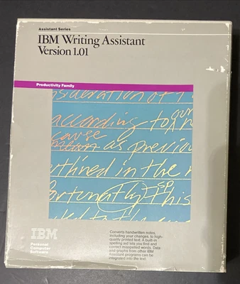 IBM Writing Assistant 1.01 Manual + Discos Vintage 1984 Foto 1 de 4