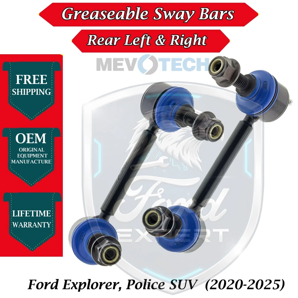 Premium OE Rear Sway Bars For 2020-2025 Ford Explorer/Police SUV 10 Yr Warranty - Image 1 of 4