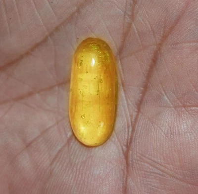 5.70 Cts. Natural Genuine Old Baltic Amber Untreated Certified Gemstone - Image 1 of 2