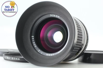 [N MINT w/ Hood] Nikon Ai-s Nikkor 28mm f/2 MF Wide Lens From JAPAN - Image 1 of 4