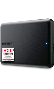Toshiba Canvio Basics 1TB Portable 2.5’’ External Hard Drive, USB 3.2, Mac New - Afbeelding 1 van 11