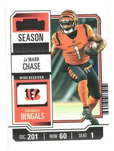 2023 Panini Contenders Football NFL Dallas Cincinnati Bengals Ja'Marr Chase - Bild 1 von 2