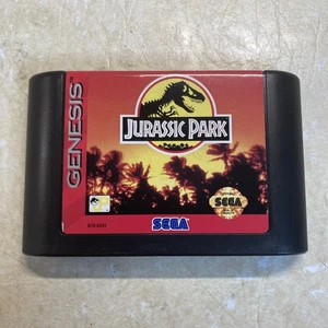 Jurassic Park (Sega Genesis, 1993) Cart Only Authentic See PCB Photos Very Clean - Bild 1 von 5