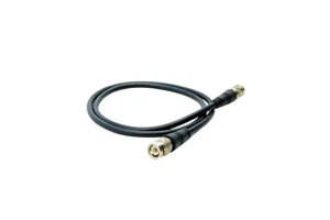 RG6 Coaxial Patch Cable with BNC Male to Male Connectors, 6ft, Black - Picture 1 of 2