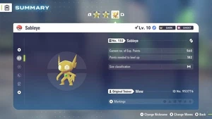 Shiny 6IV Bold Sableye Pokémon ZA + Master Ball - Picture 1 of 4