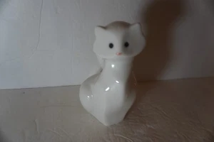 “Clean” Ceramic/Porcelain/Pottery Cat Figurine Made In Spain 4¾” Tall Rare Vtg - Picture 1 of 7