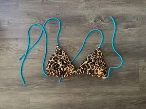 VENUS Boho BeachBIKINI TOP 34D LADIES SWIMWEAR BATHING SUIT Cheetah SCOOP - Picture 1 of 4