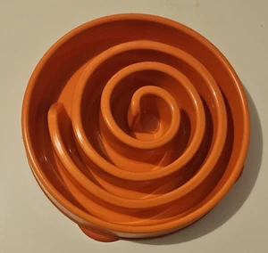Outward Hound® Slow Feeder for Dog ~ Dark Orange Color Large - Never Used - Picture 1 of 1