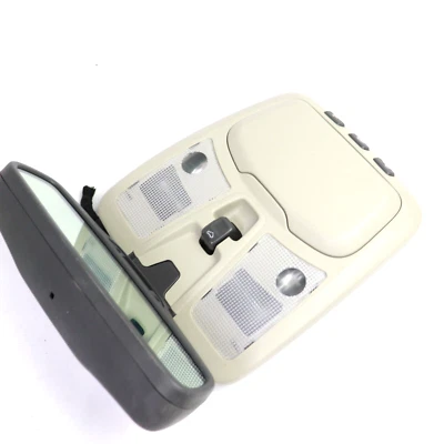 Volvo XC70 2003-2007 2,5 L LUZ DOMO SUPERIOR DELANTERA LÁMPARA CON ESPEJO RETROVISOR OEM Foto 1 de 4