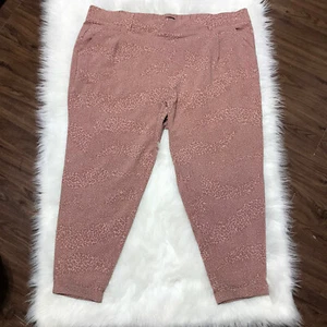 Torrid Women Tapered Leg Pink Leopard Print Pants-Plus Size 4 - Picture 1 of 11