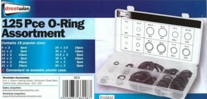 125 piece O ring seal gasket assortment set MOTORHOME BOAT CARAVAN CAR DIY - Picture 1 of 5