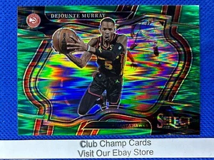 2022-23 #202 Dejounte Murray Panini Select Green Shock Courtside Prizm SP Hawks - Imagen 1 de 2