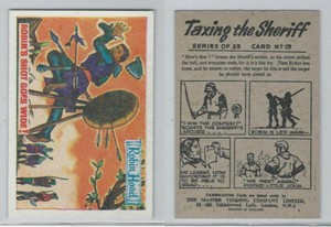 1959 Master Vending, Cardmaster, Robin Hood Card, #15 Robins Shot, ZQL