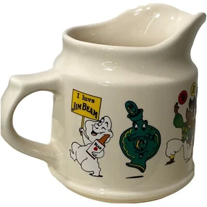 1997 Jim Beam Porcelain Animated Character Creamer Vase or Water Pitcher Ellis - Picture 1 of 12