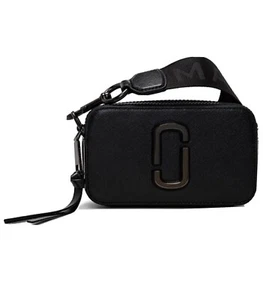 marc jacobs snapshot DTM camera cross body bag black Saffiano Leather used - Picture 1 of 7
