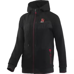 Akrapovic Corpo Full-Zip Moto Motorcycle Motorbike Hoodie Black - Picture 1 of 5