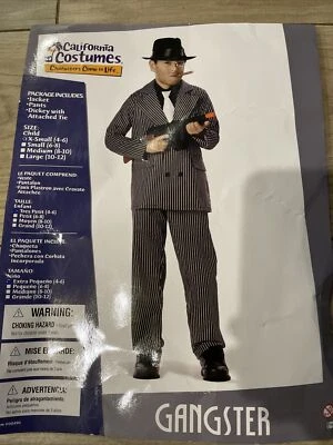 California Costumes Gangster Costume Child X-Small (4-6) - Image 1 of 4