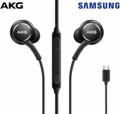 AKG Samsung S21 FE S22 Ultra S20+ S21 Ultra Type C Headphones Earphones Earbuds - Image 1 of 4