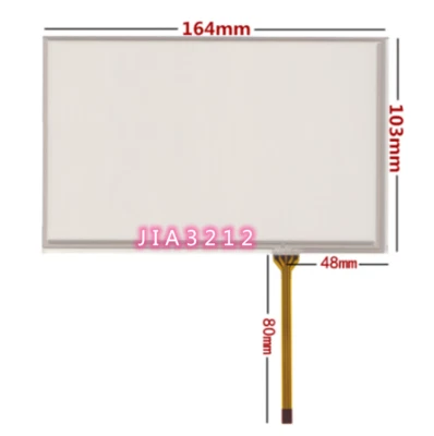 FOR 165*104 164*103mm 4wire Resistive Touch Screen 7inch TFT AT070TN84 V.1 #AT - Image 1 of 4
